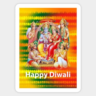 Happy Diwali Greeting Card Sticker